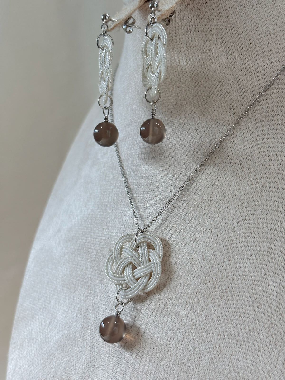Ume Set No. 1（Necklace + Earrings）
