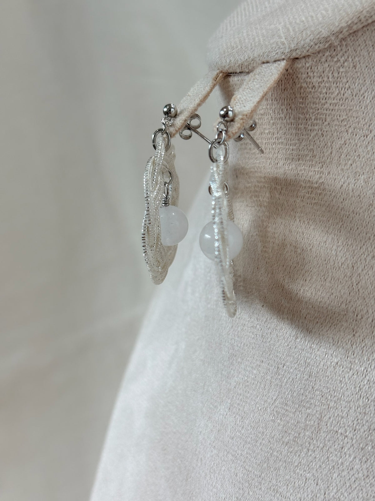 Aioi Set No. 1（Necklace + Earrings）