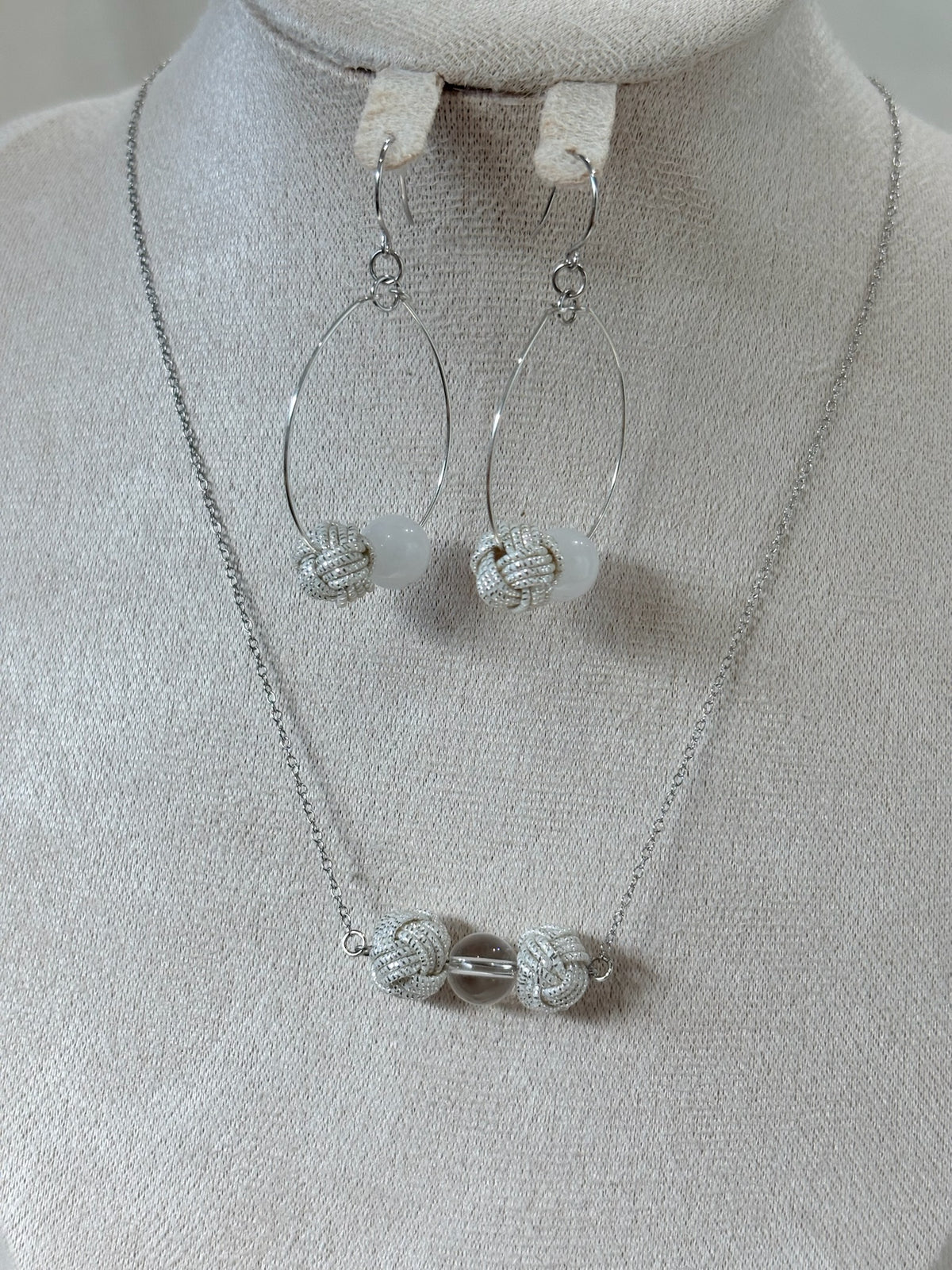 Tama Set No. 1（Necklace + Hoop Earrings）
